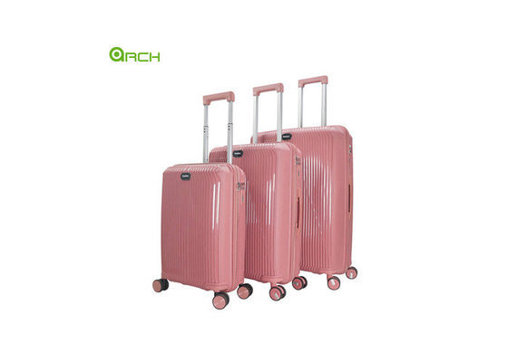 Equipaje de viajes en grano de papel con ruedas de doble girador