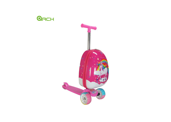 Bolsa de niños equipaje de lado duro con scooter