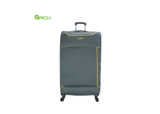 Cheap Spinner wheels Travel Trolley Soft Sided Luggage con dos bolsillos delanteros