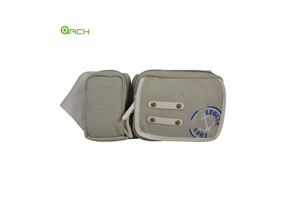 Los accesorios del viaje de la prueba del hurto de la lona 600D empaquetan a Fanny Pack Zippered Pocket