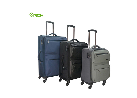 Bolsa de equipaje de viaje de lado blando expandible con ruedas giratorias y bloqueo Tsa