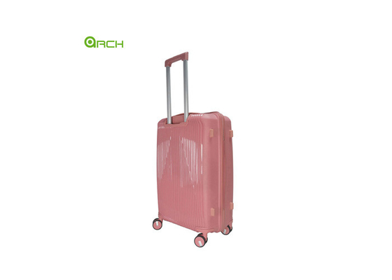 Equipaje de viajes en grano de papel con ruedas de doble girador