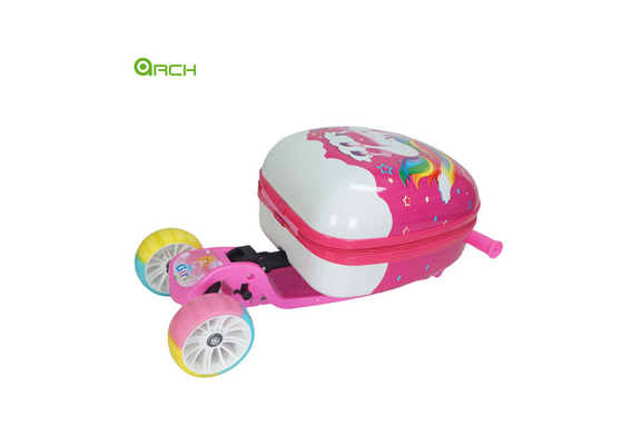 Bolsa de niños equipaje de lado duro con scooter