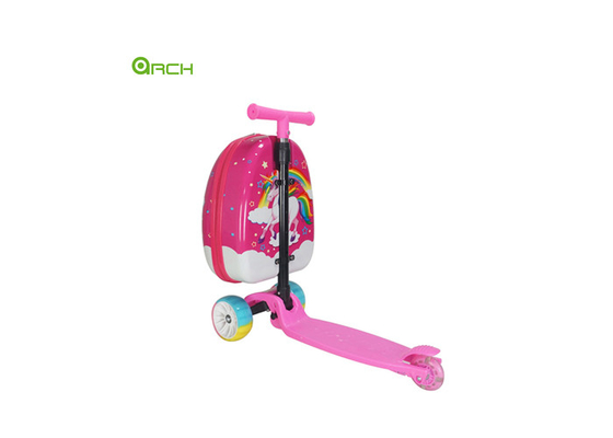 Bolsa de niños equipaje de lado duro con scooter