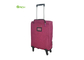Poliéster Carry On Spinner Luggage de dos Front Pockets Snowflake