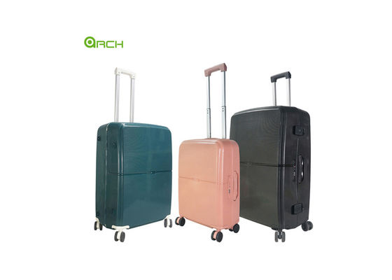 Fabricante PP Trolley equipaje de viaje de lado duro con ruedas de doble girador