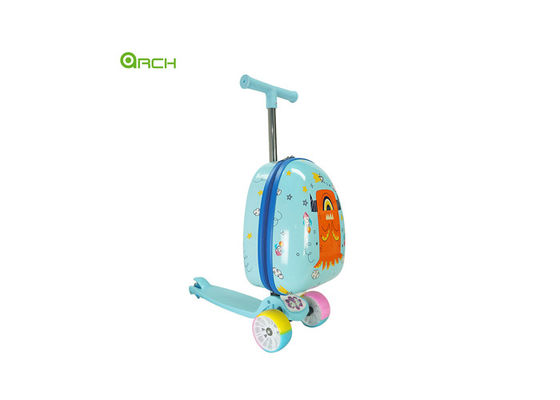 Precio de fábrica KIDS Trolley equipaje de lado duro con scooter